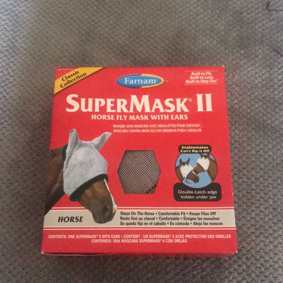 Farnam Other - Farnam SuperMask II Horse Fly Mask Classic w/ears Farnam Other - Farnam SuperMask II Horse Fly Mask Classic w/ears